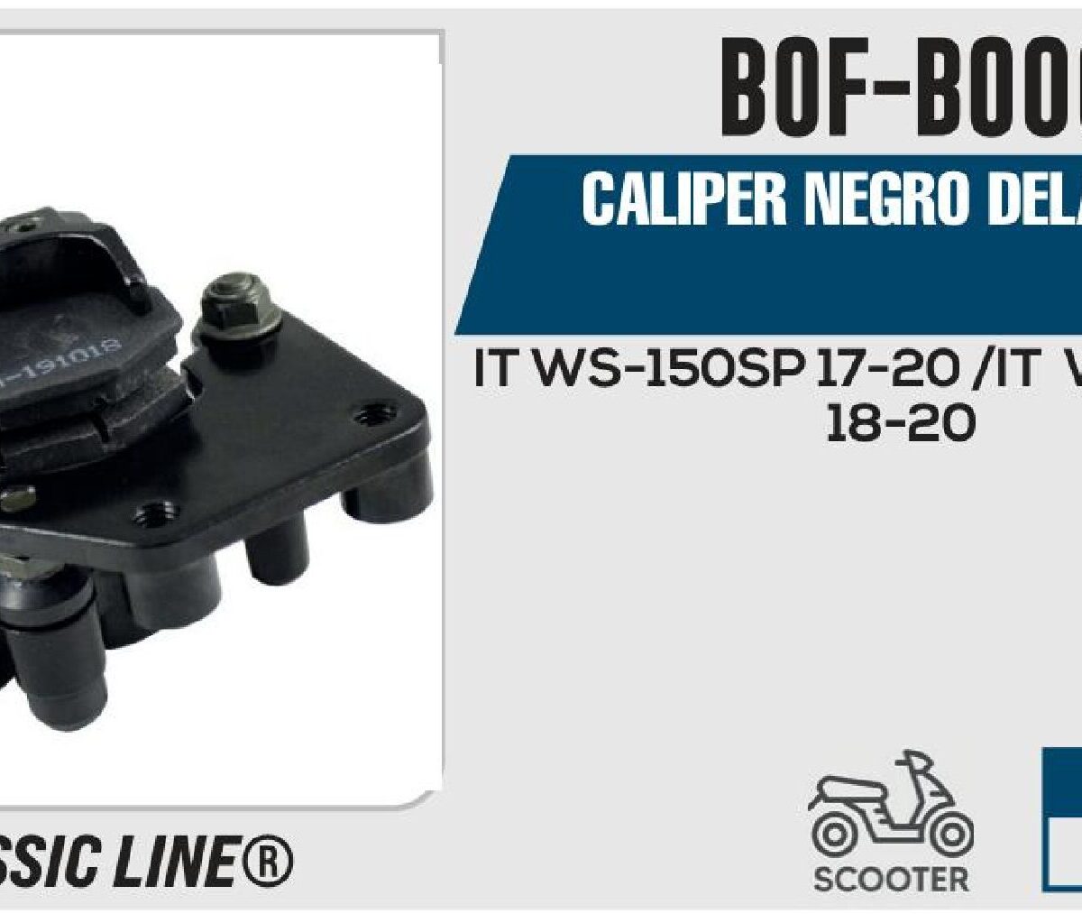 CALIPER NEGRO DELANTERO