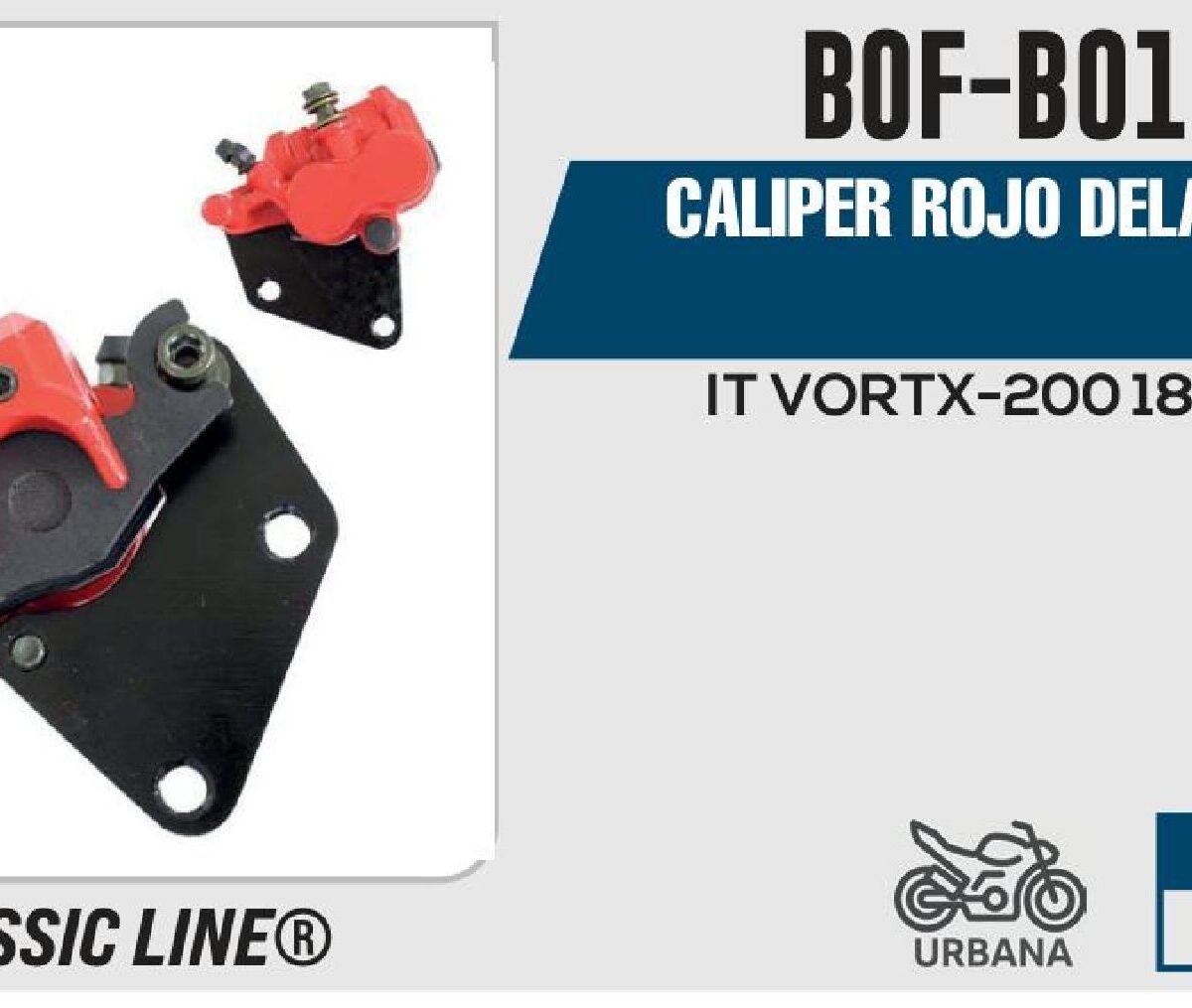 CALIPER ROJO DELANTERO