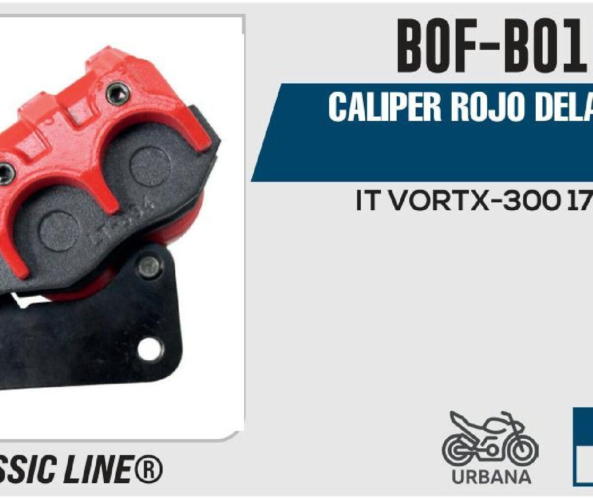 CALIPER ROJO DELANTERO