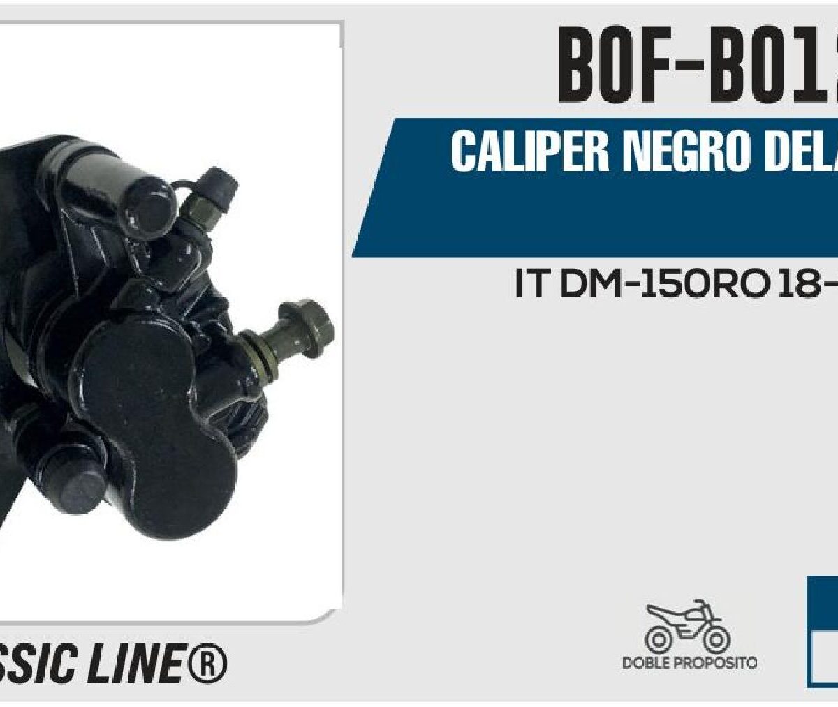 CALIPER NEGRO DELANTERO