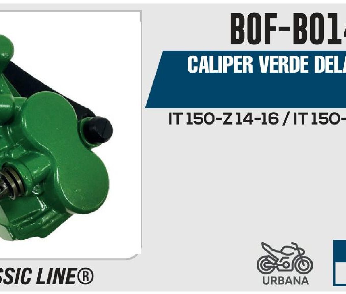 CALIPER VERDE DELANTERO
