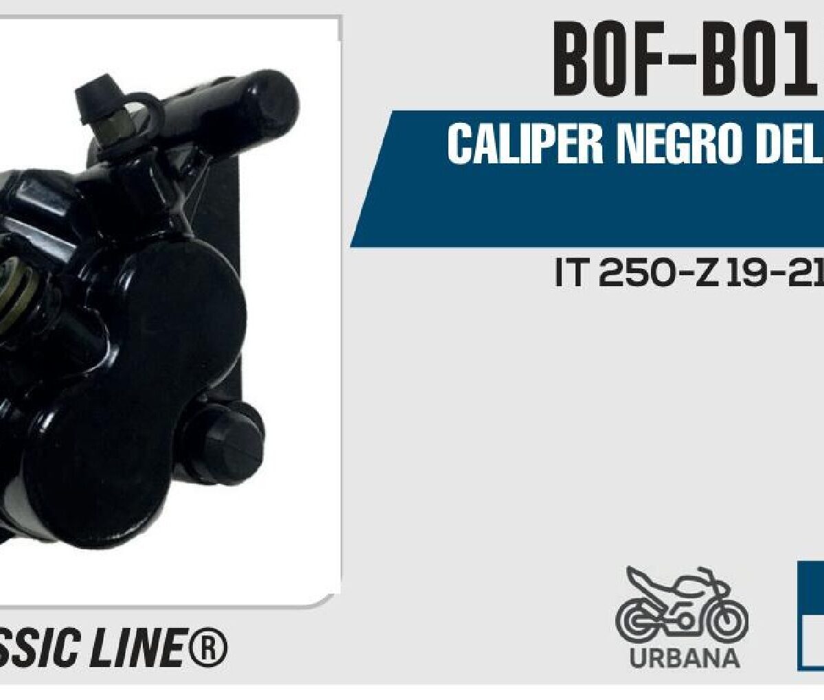 CALIPER NEGRO DELANTERO