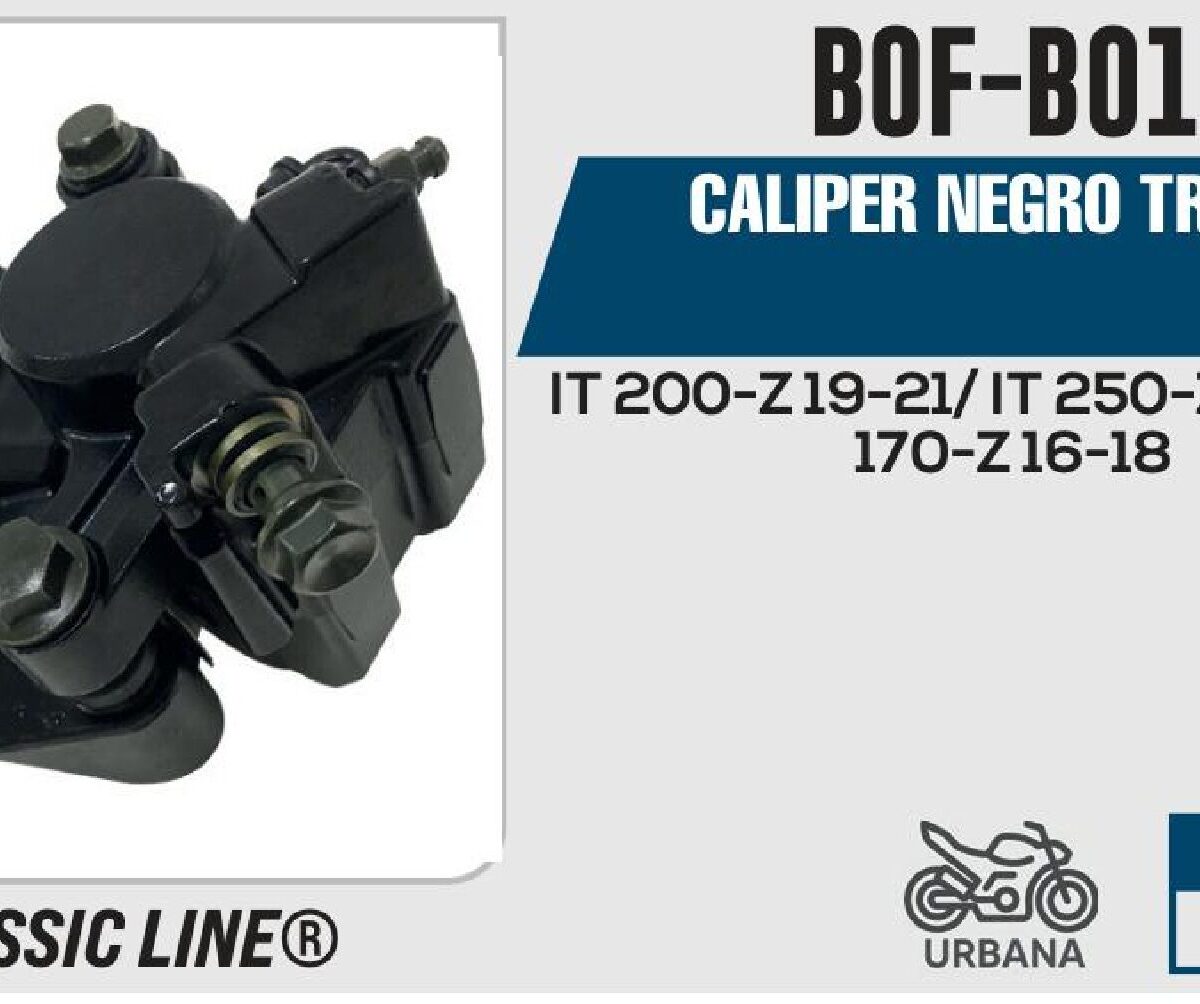 CALIPER NEGRO TRASERO