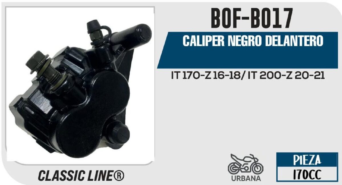 CALIPER NEGRO DELANTERO