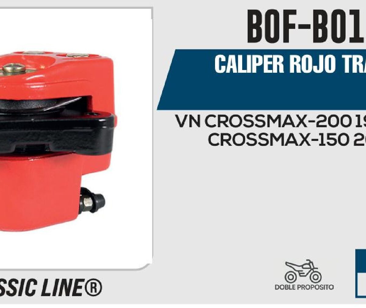 CALIPER ROJO TRASERO