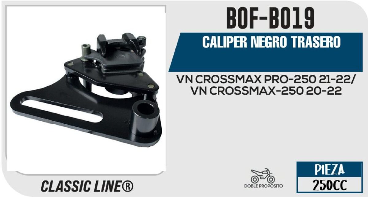 CALIPER NEGRO TRASERO