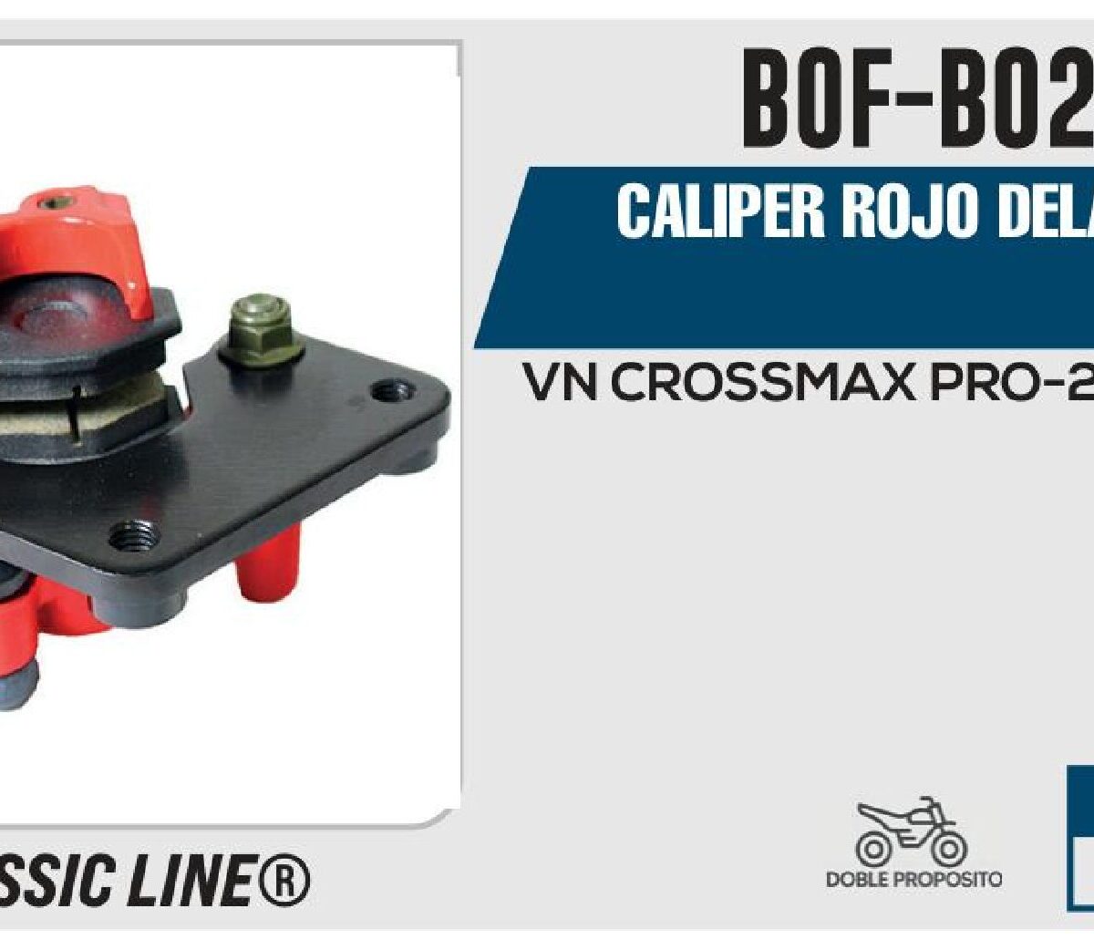 CALIPER ROJO DELANTERO