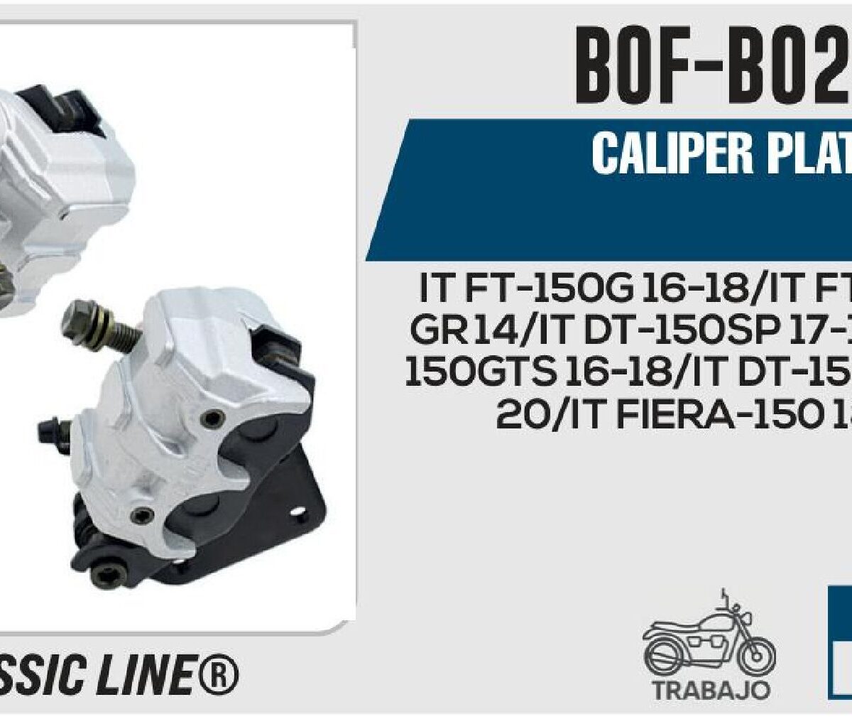 CALIPER PLATA