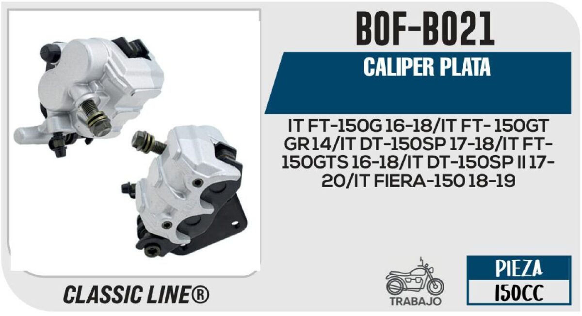CALIPER PLATA