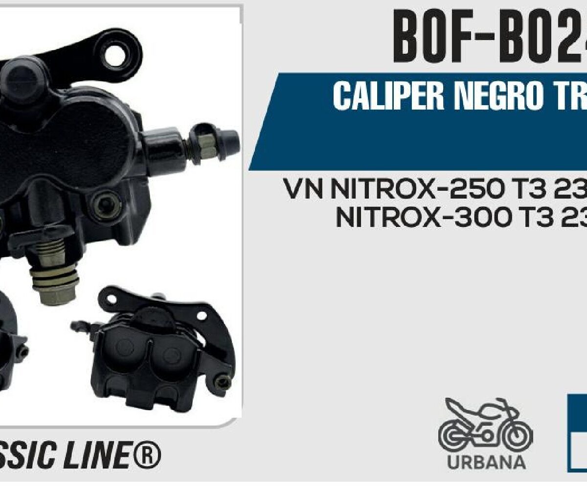 CALIPER NEGRO TRASERO