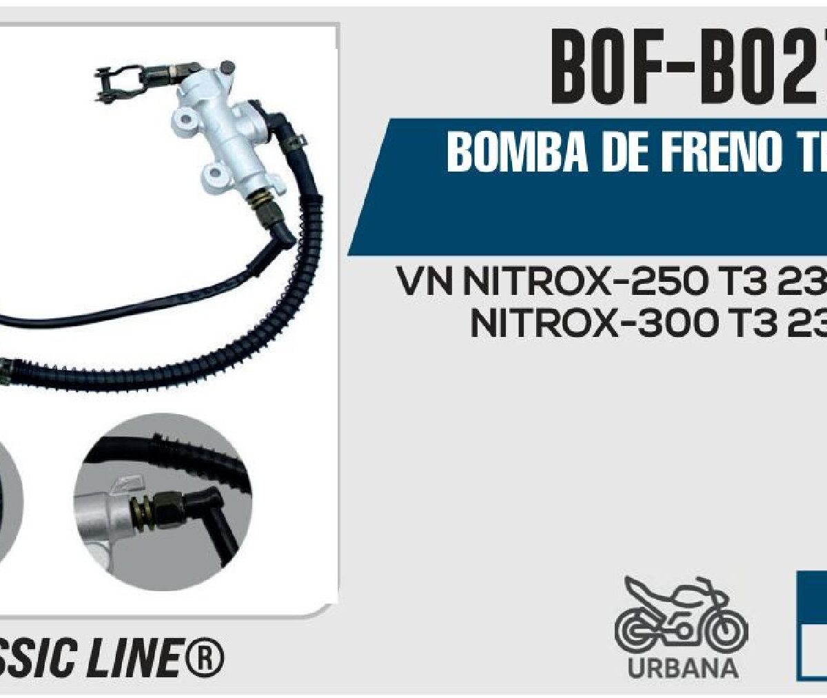 BOMBA DE FRENO TRASERA