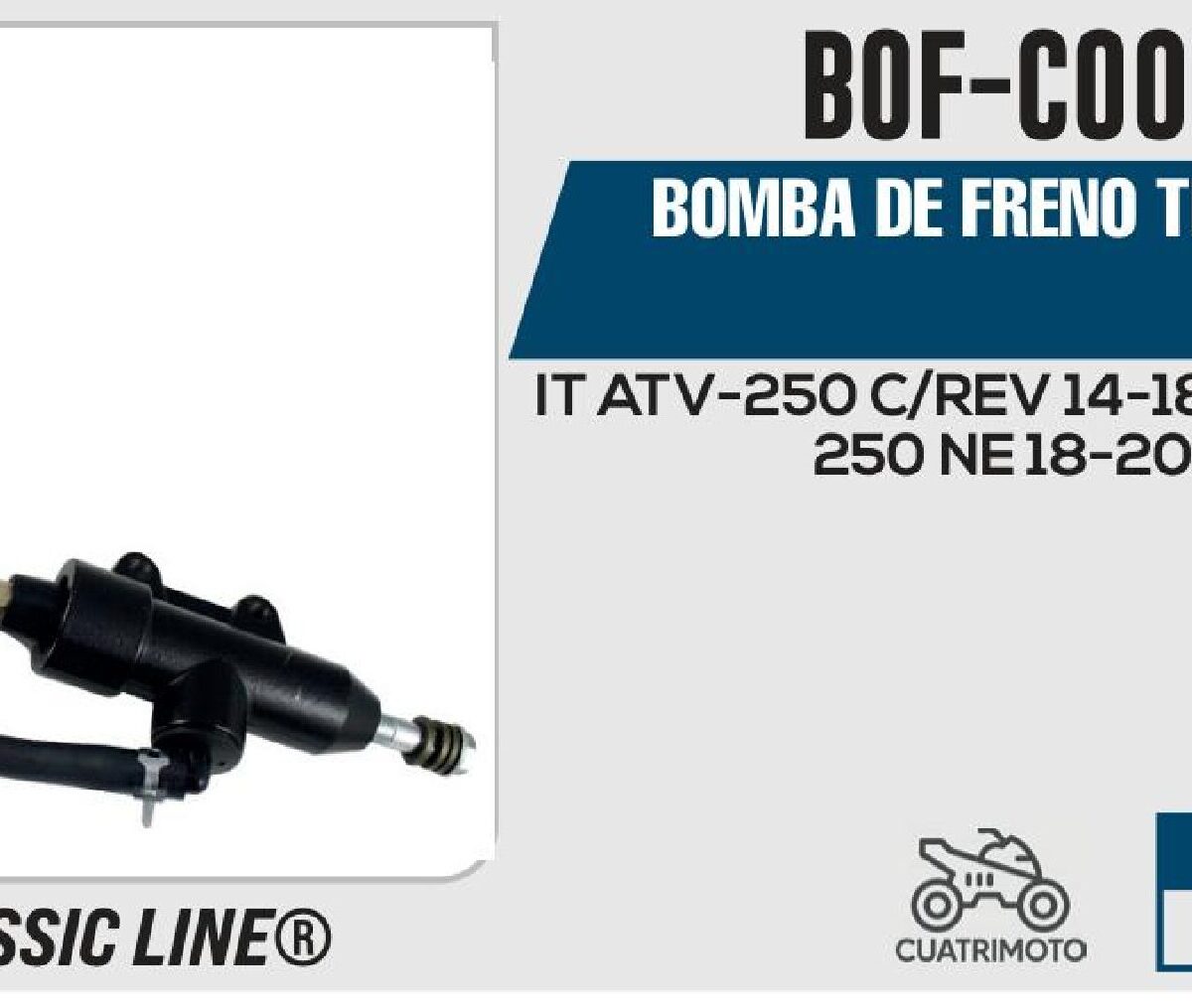 BOMBA DE FRENO TRASERO