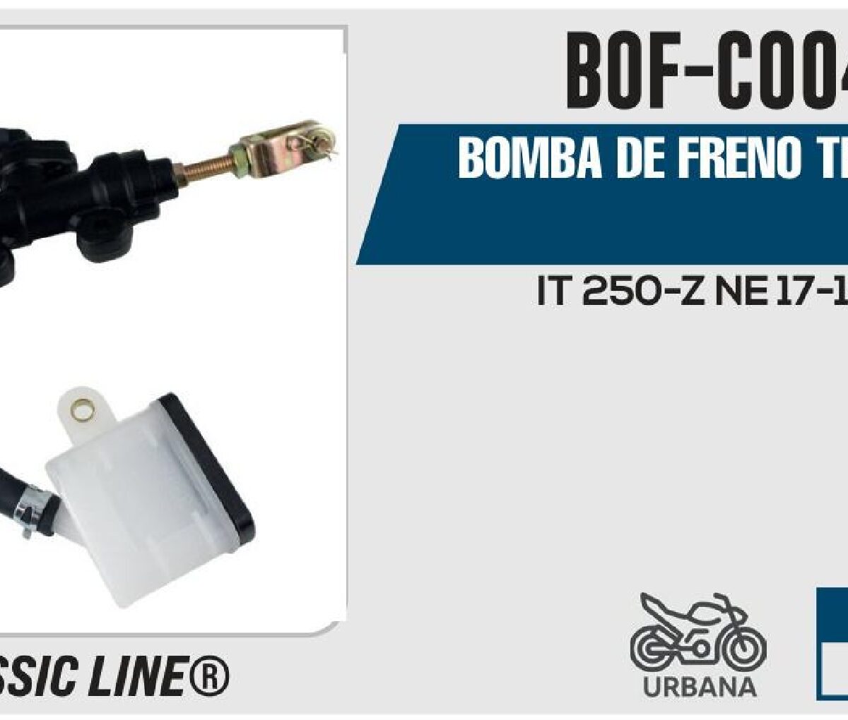 BOMBA DE FRENO TRASERO