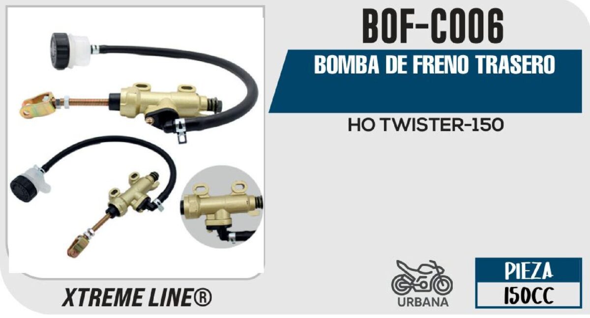 BOMBA DE FRENO TRASERO
