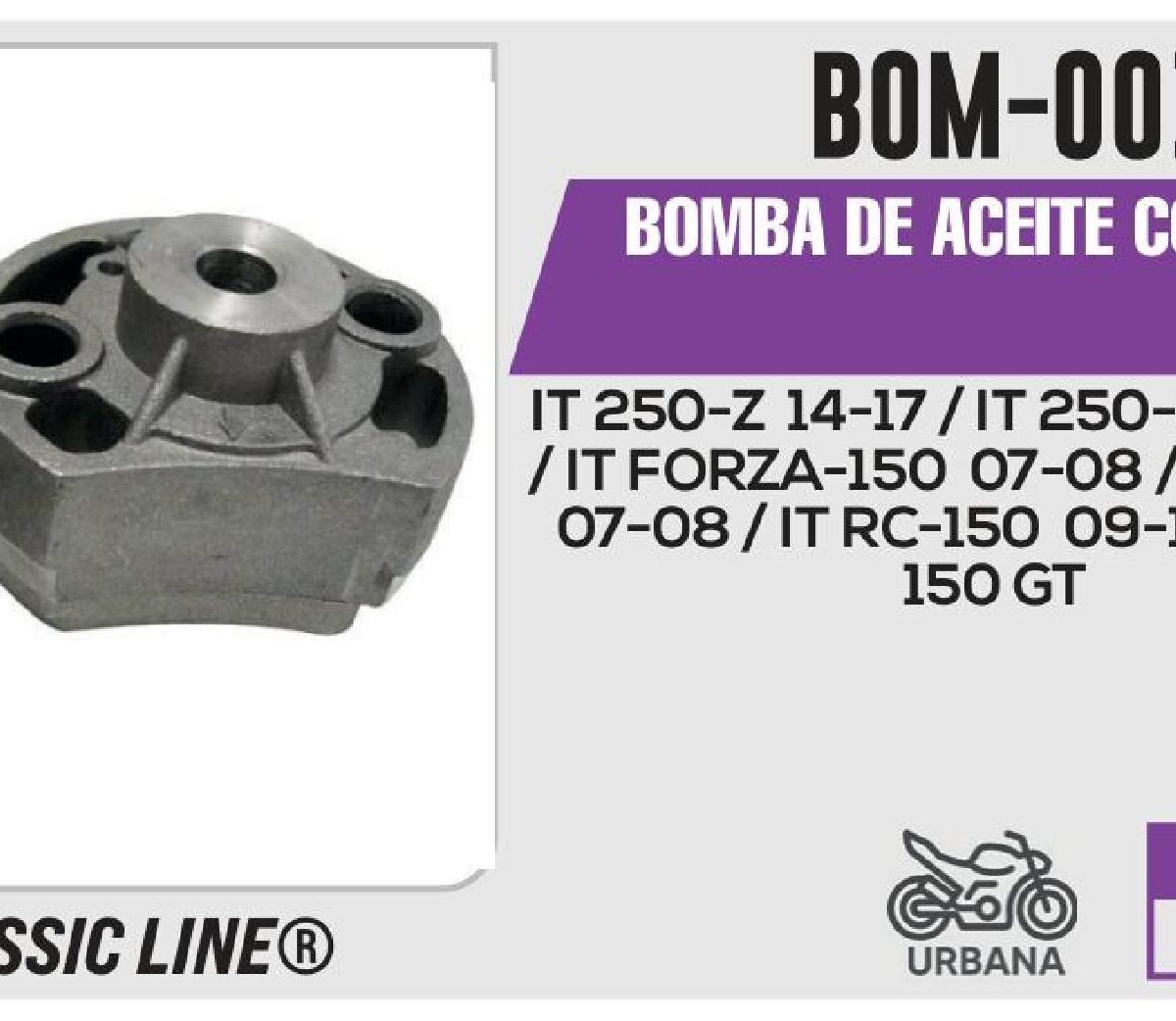 BOMBA DE ACEITE COMPLETA