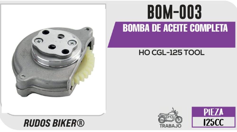 BOMBA DE ACEITE COMPLETA / BOM-003