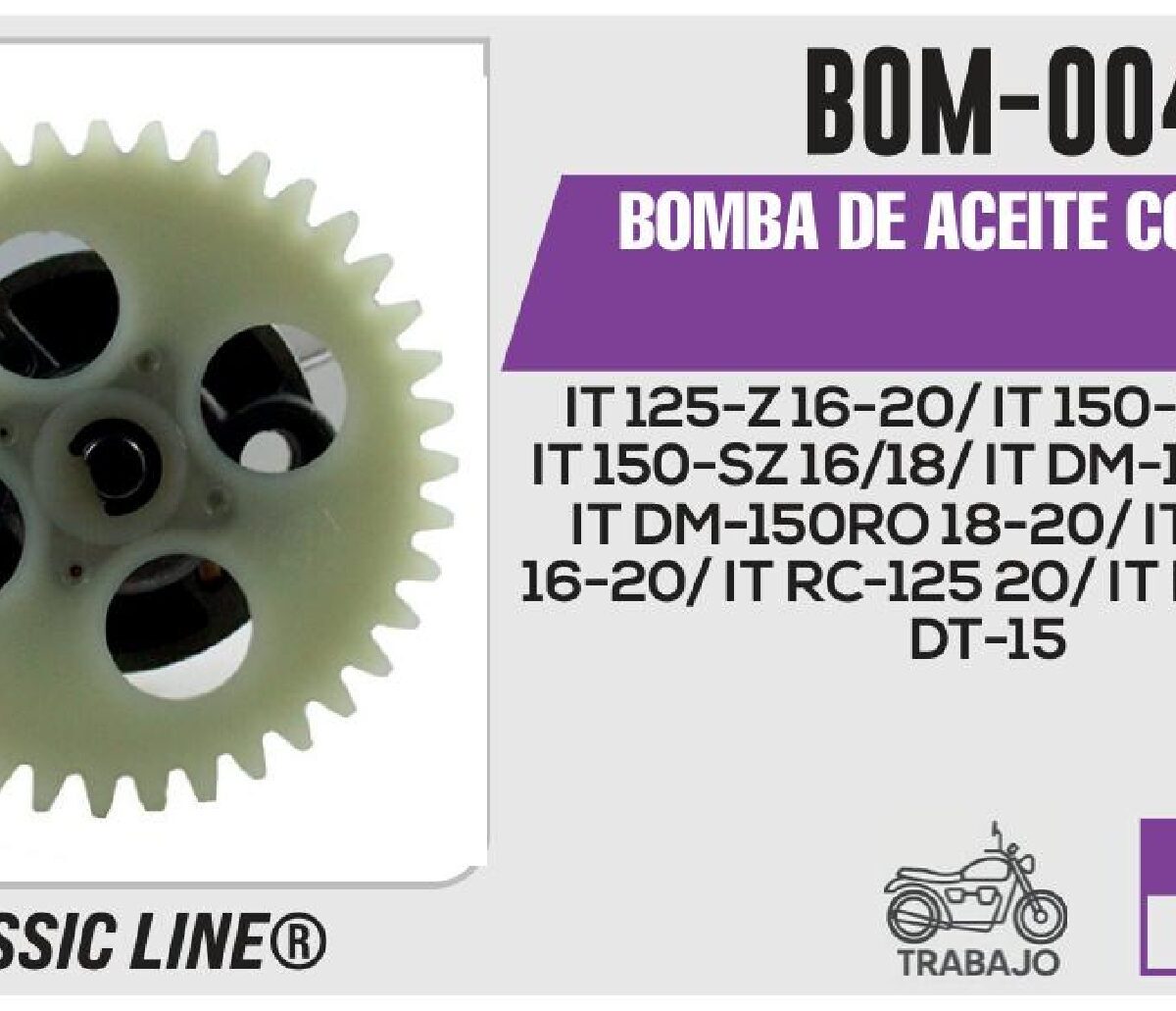 BOMBA DE ACEITE COMPLETA