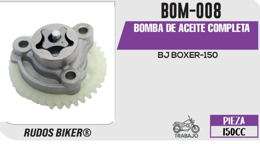 BOMBA DE ACEITE COMPLETA / BOM-008