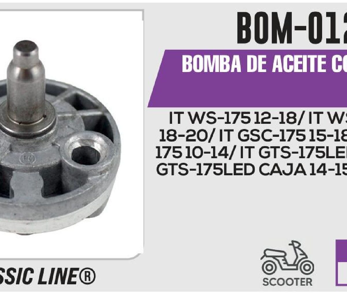 BOMBA DE ACEITE COMPLETA
