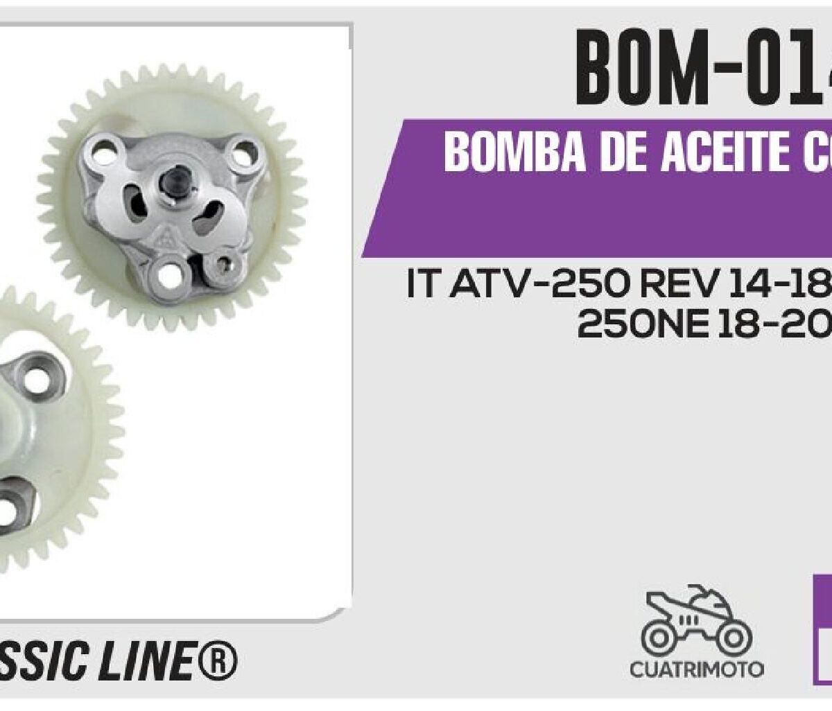 POWER - BOMBA DE ACEITE COMPLETA / BOM-014