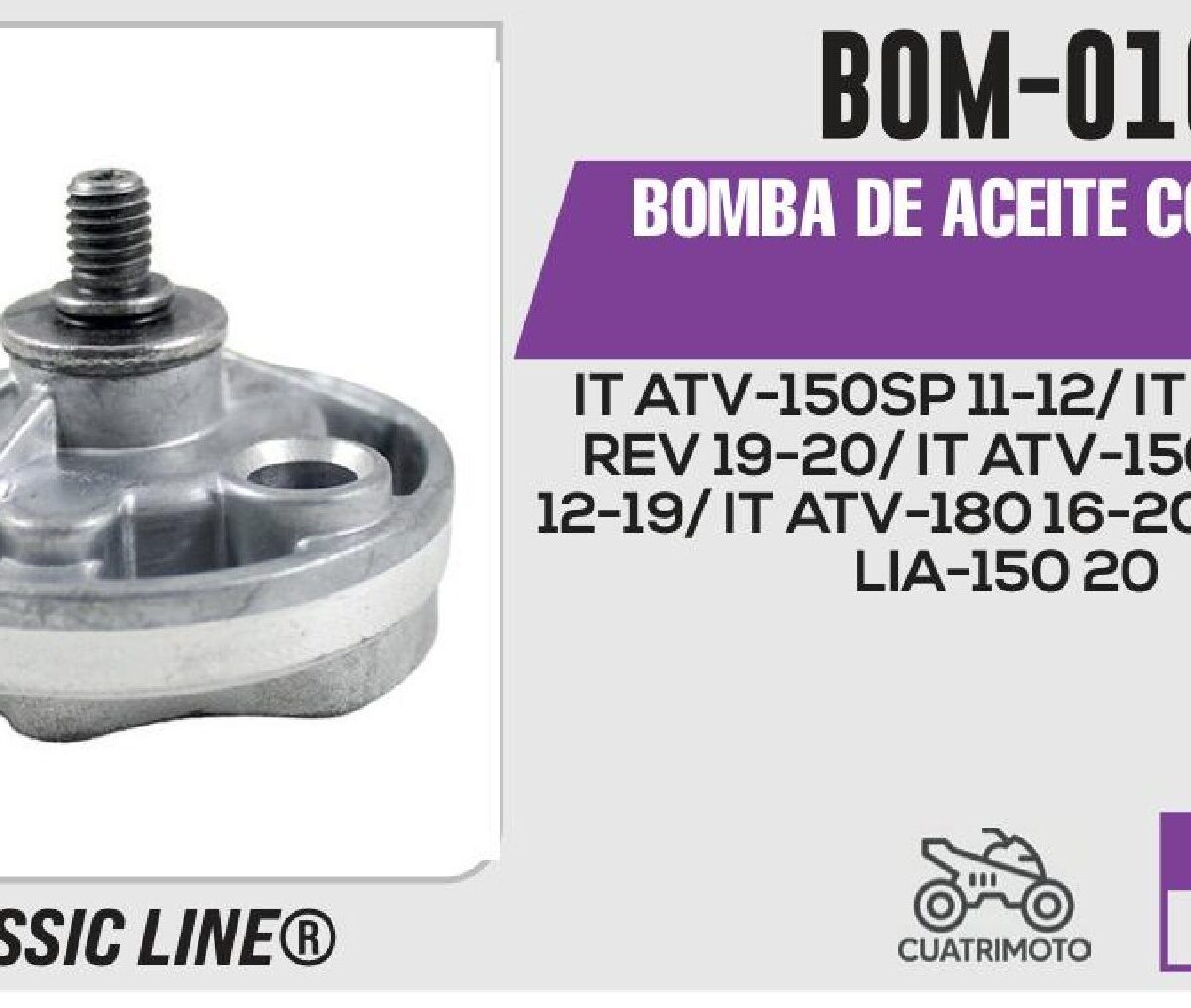 BOMBA DE ACEITE COMPLETA