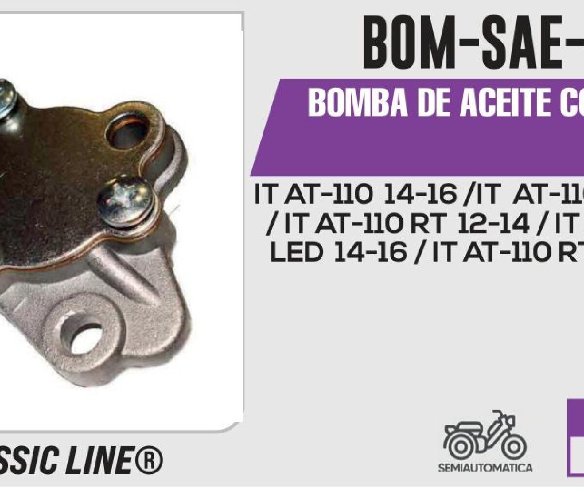 BOMBA DE ACEITE COMPLETA