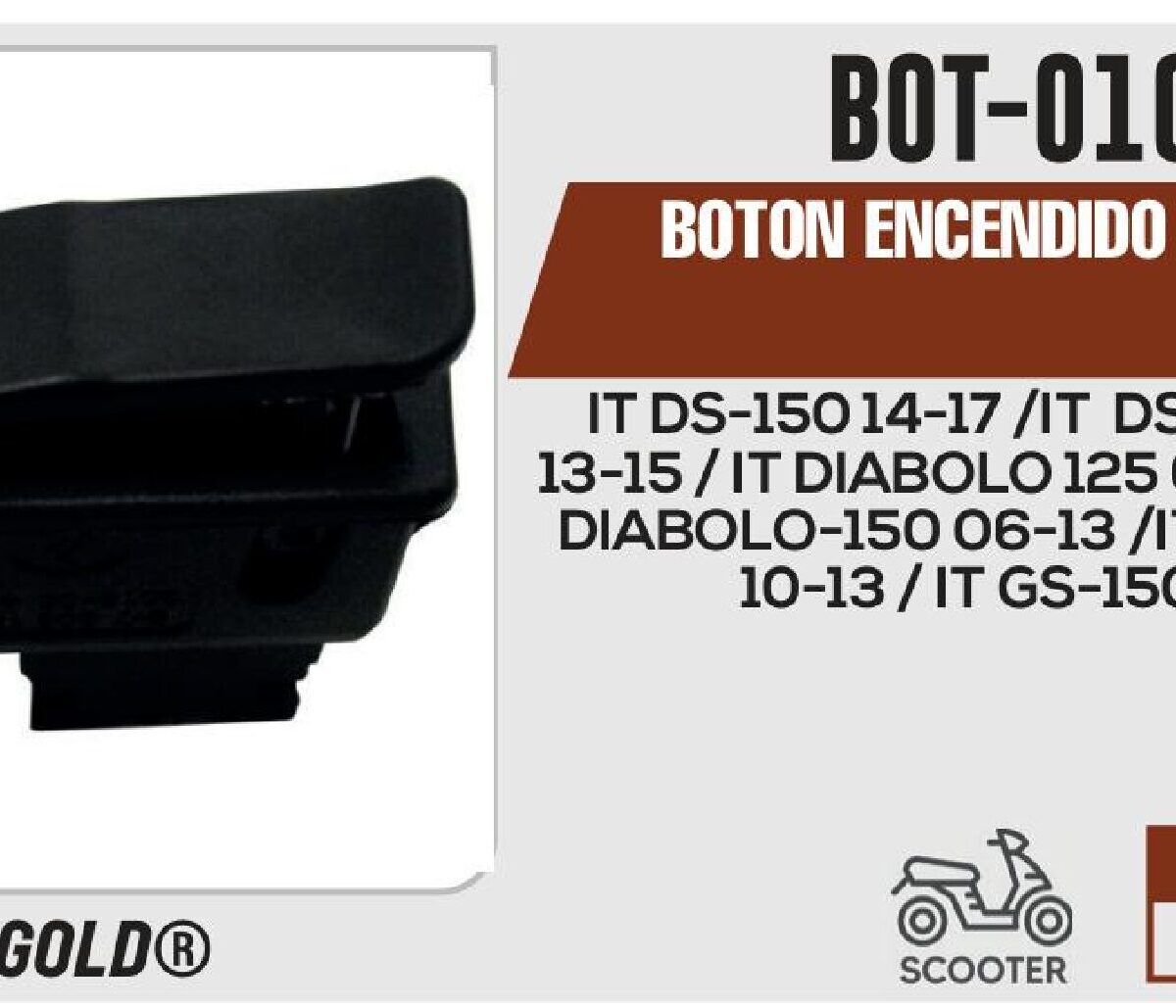 BOTON ENCENDIDO 12Vcc