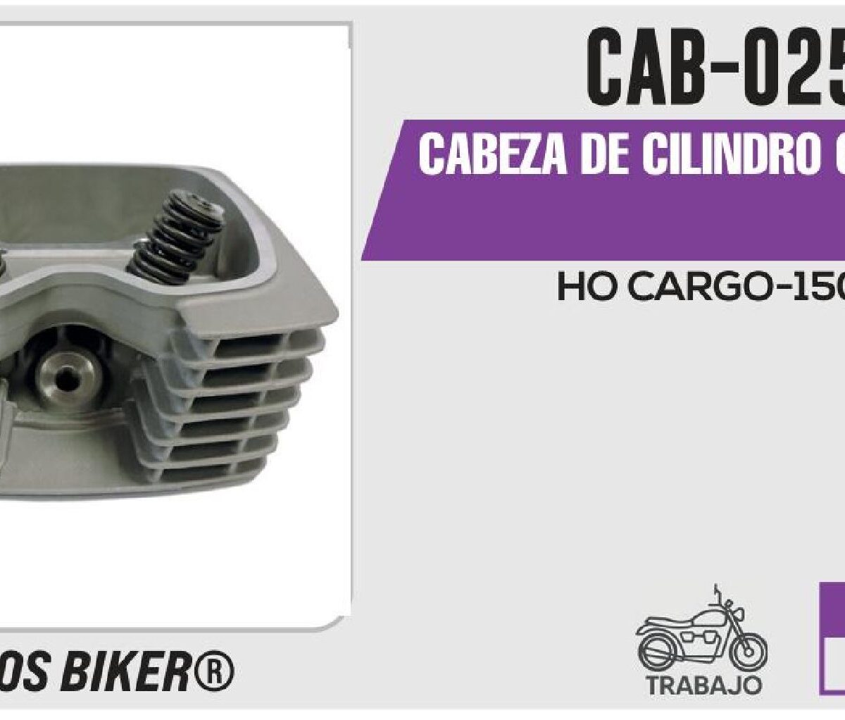 CABEZA DE CILINDRO COMPLETA PLATA