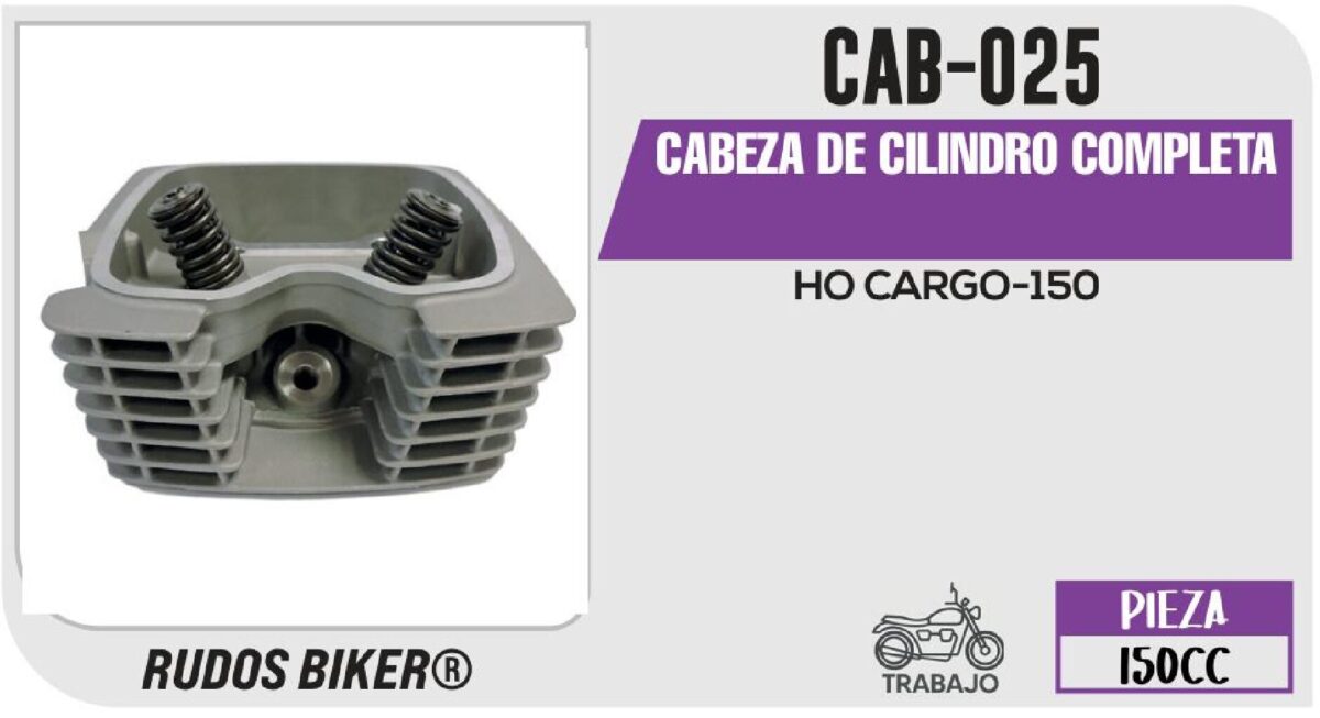 CABEZA DE CILINDRO COMPLETA PLATA
