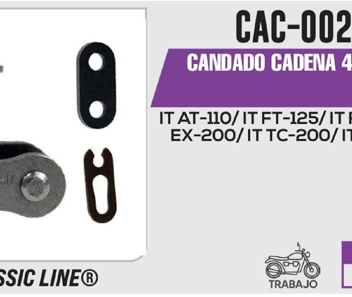 CANDADO CADENA 428 BOTE