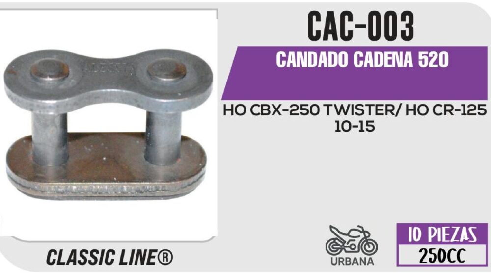 CANDADO CADENA 520 / CAC-003