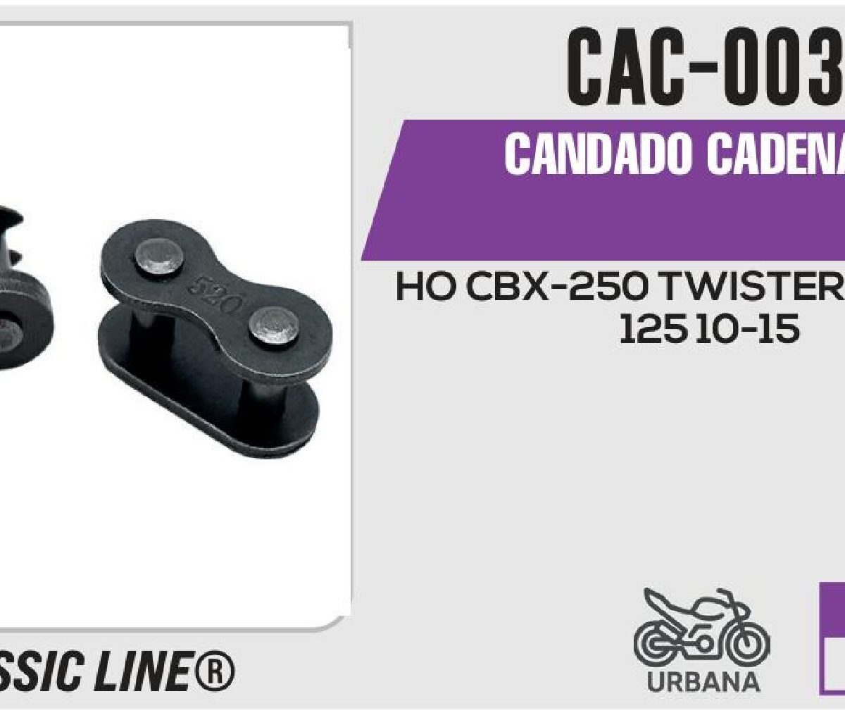 CANDADO CADENA 520