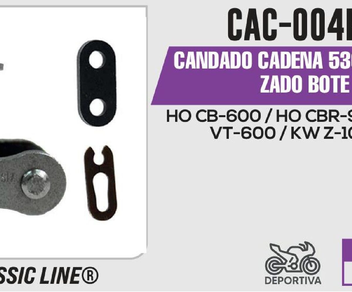CANDADO CADENA 530H REFORZADO BOTE