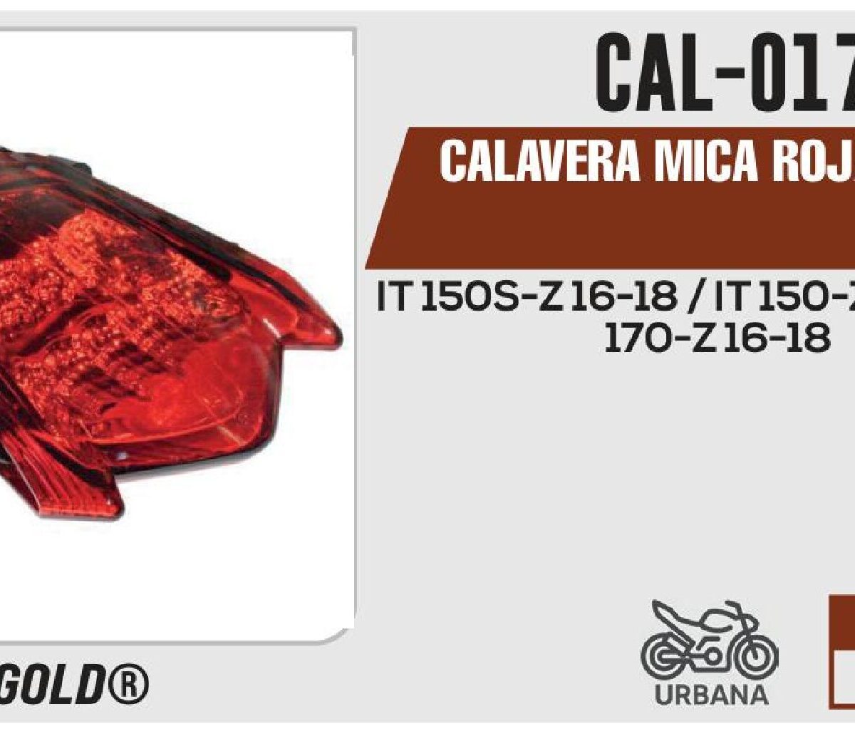 CALAVERA MICA ROJA 12Vcc
