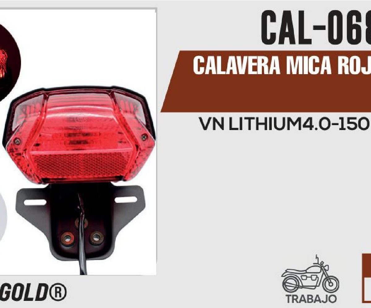 CALAVERA MICA ROJA 12Vcc