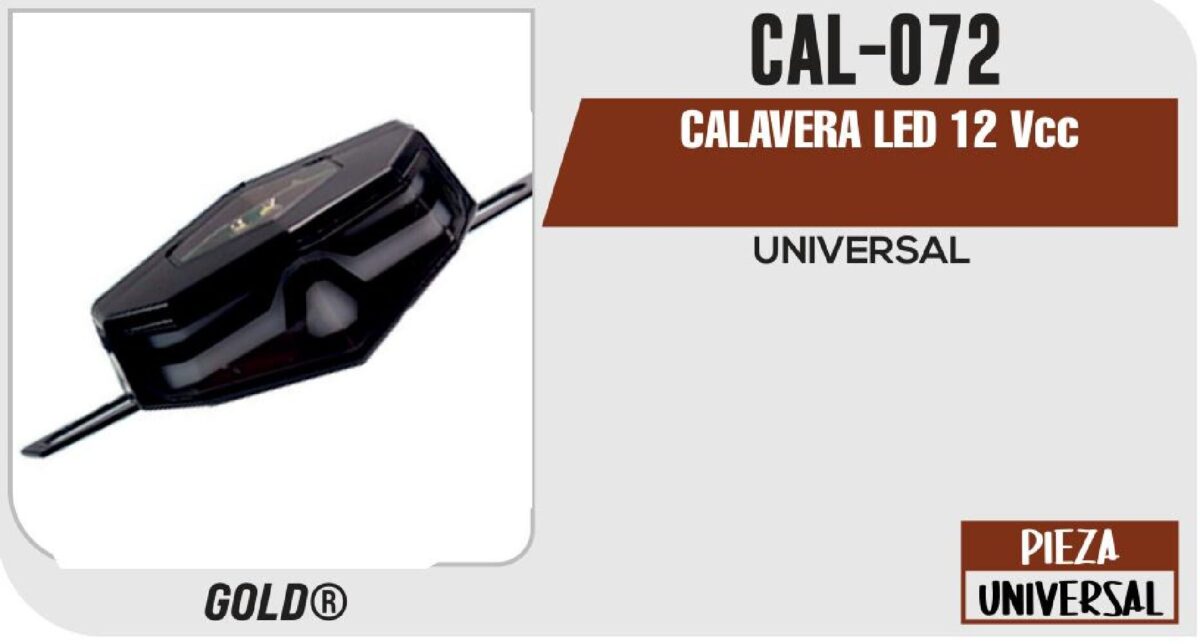 CALAVERA LED 12Vcc