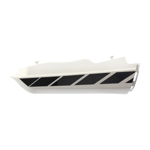 CUBIERTA INF SPOILER IZQ ROJO NEGRO