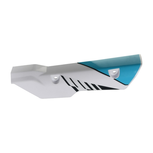 CUBIERTA AMORTIGUADOR IZQ BLANCO AZUL