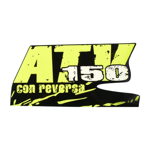 ETIQUETA ATV150 CON REVERSA IZQ