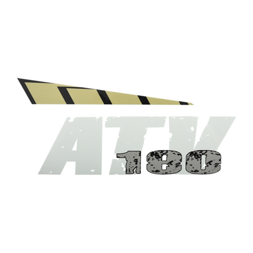 ETIQUETA ATV180 IZQ