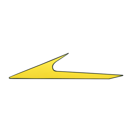 ETIQUETA CUBIERTA LAT IZQ AMARILLO