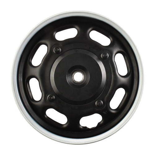RIN TRAS NEGRO FILO VERDE LIMON