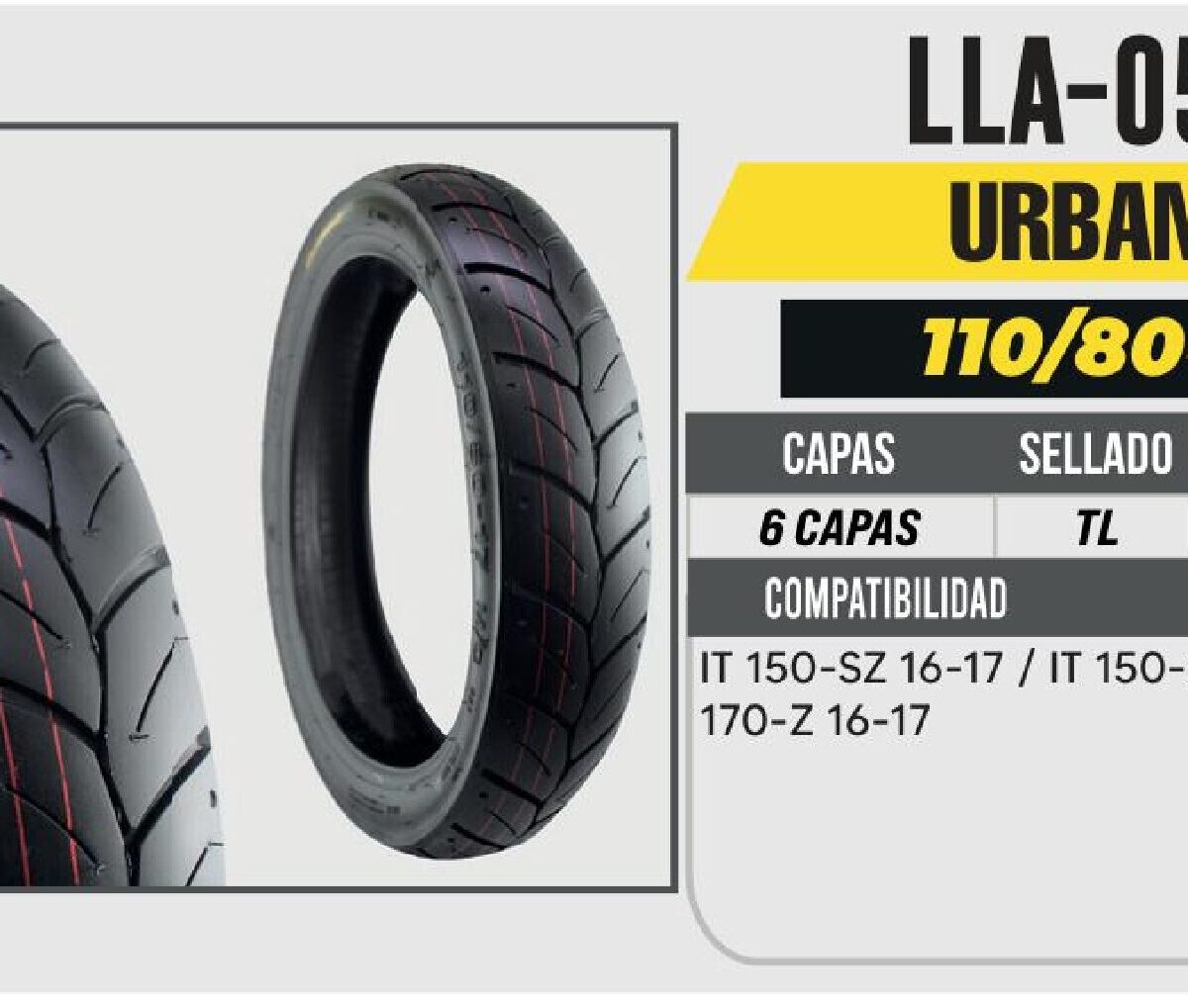 110/80-17 6 CAPAS NO USA CAMARA (TT)