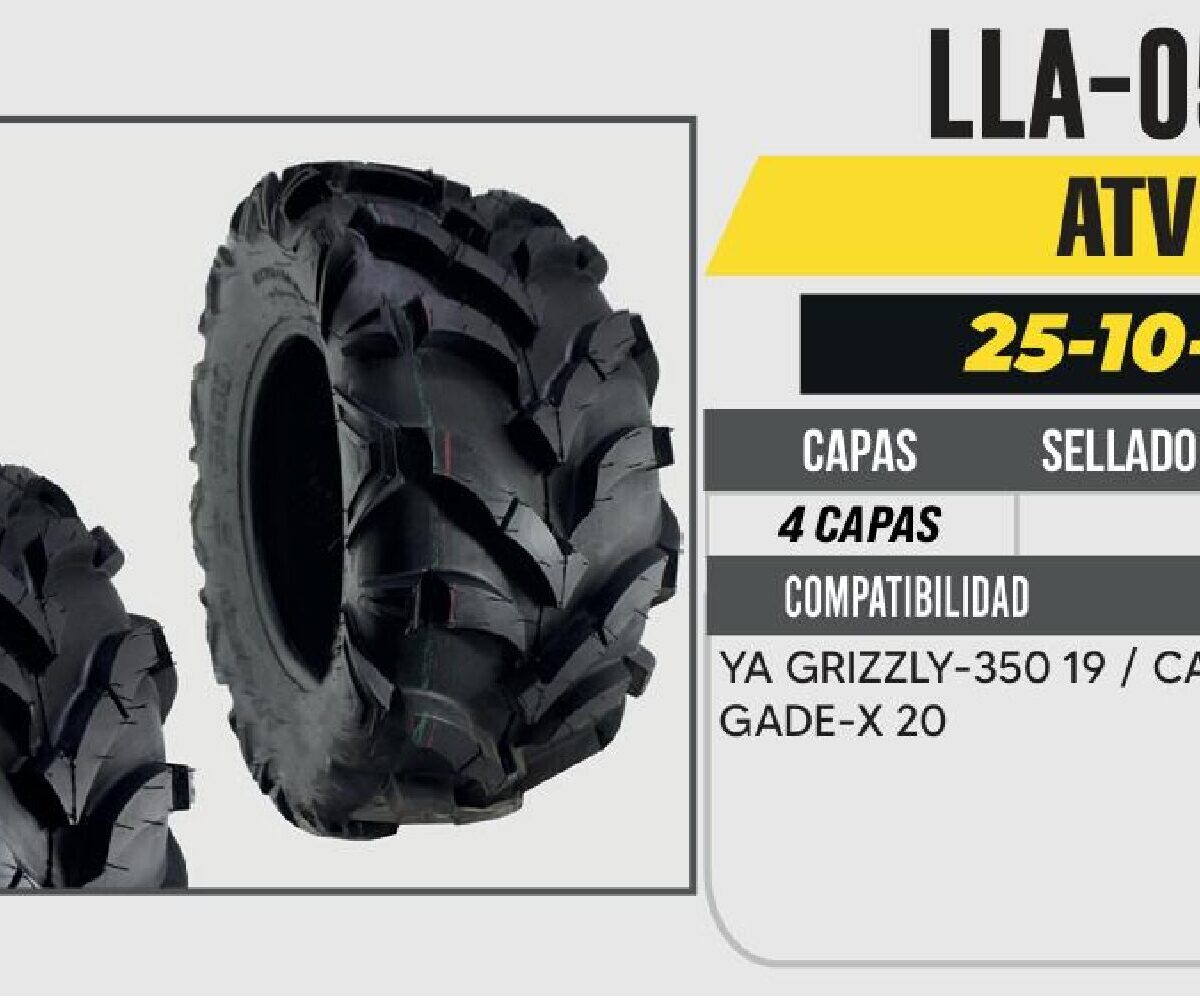 25/10-12 PARA CUATRIMOTO 4PR P341