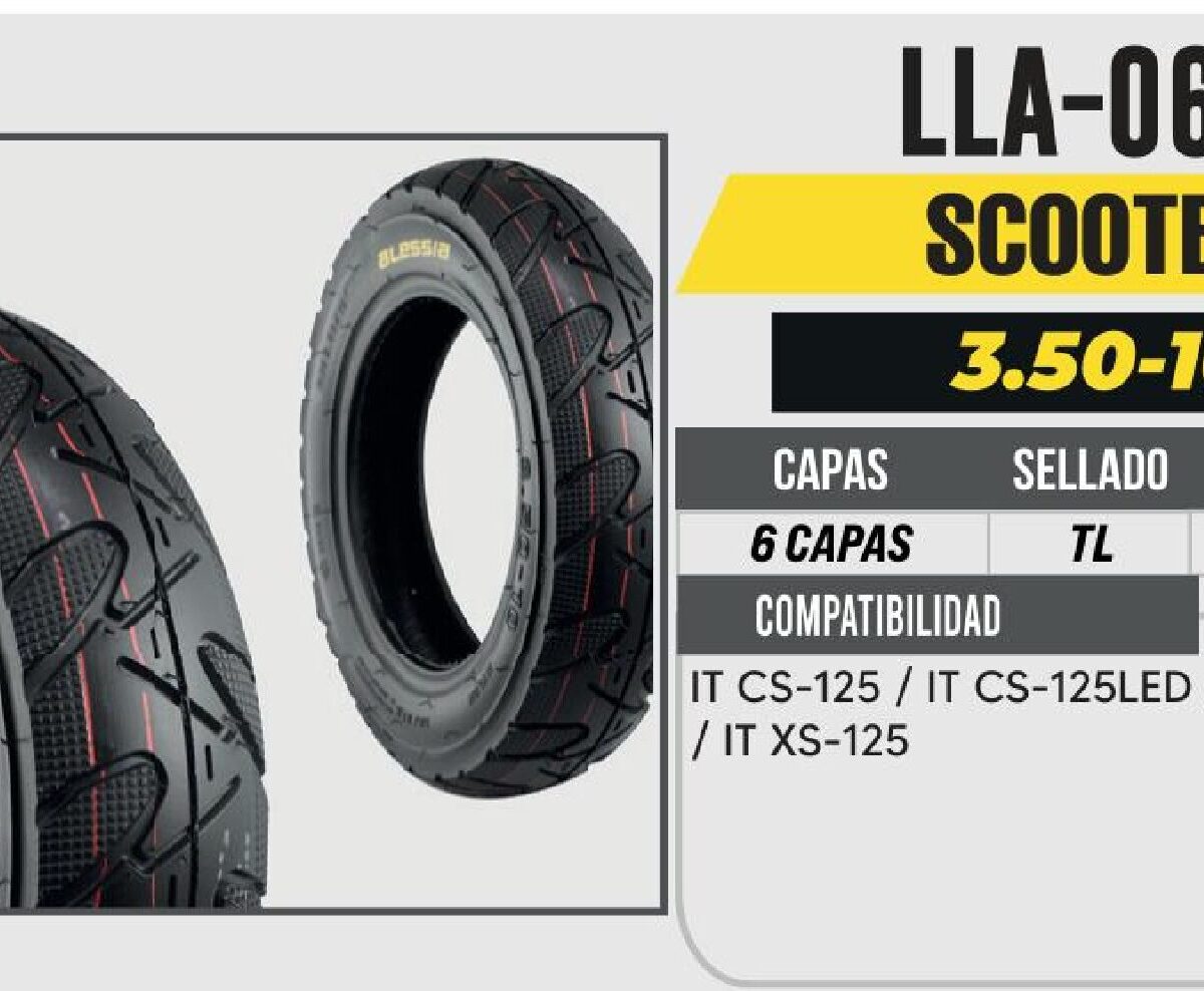 3.50-10 6 CAPAS 332 CALLE NO USA CAMARA (TL)