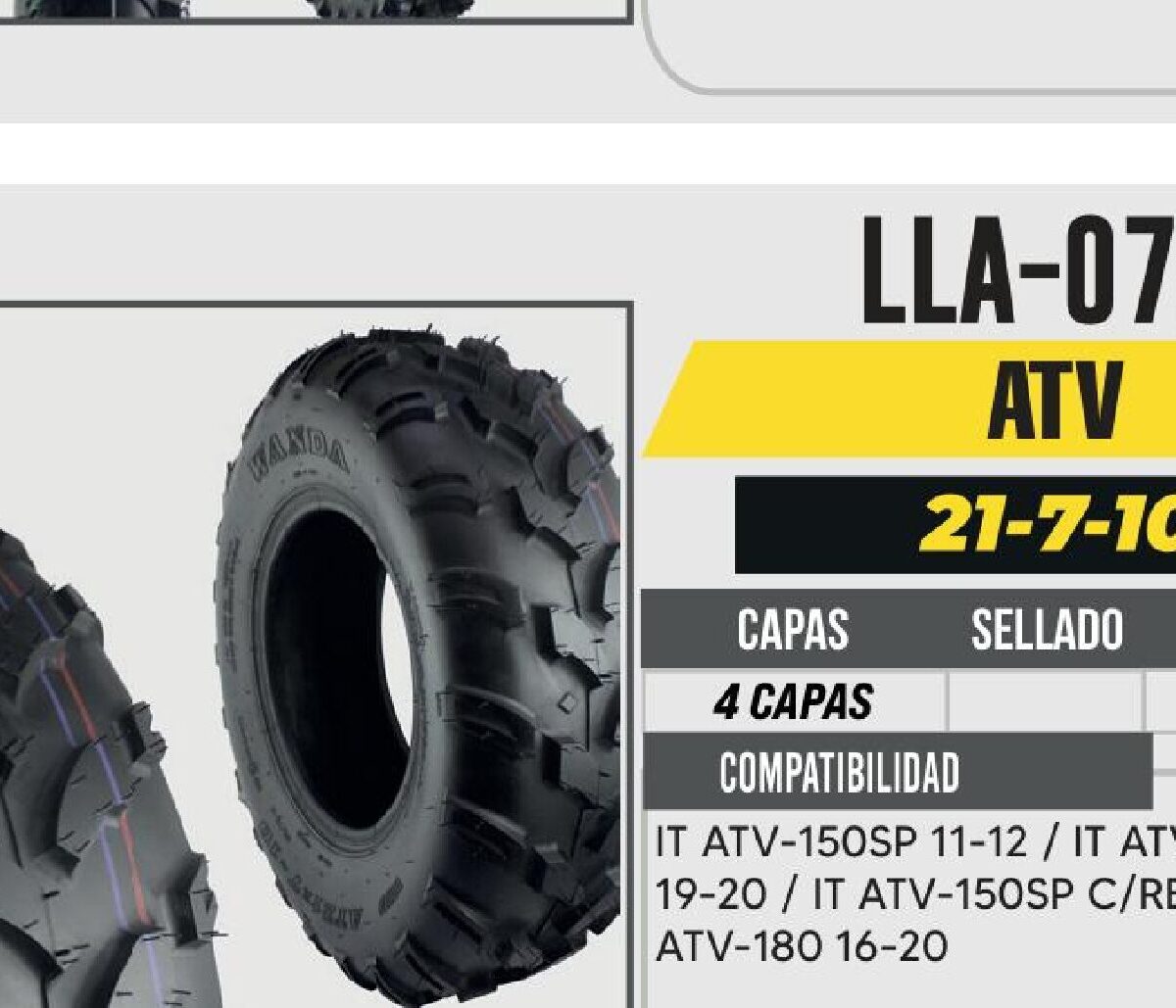 21/7-10 PARA CUATRIMOTO 4PR P361