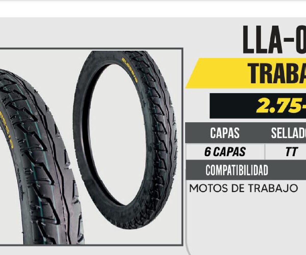2.75-18 6 CAPAS A339 CALLE USA CAMARA (TT)