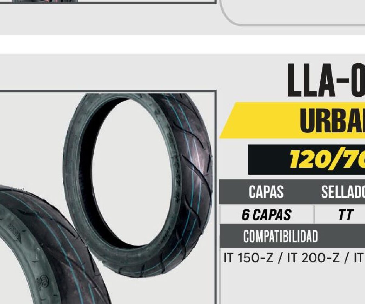 120/70-17 6 CAPAS A806 CALLE USA CAMARA (TT)