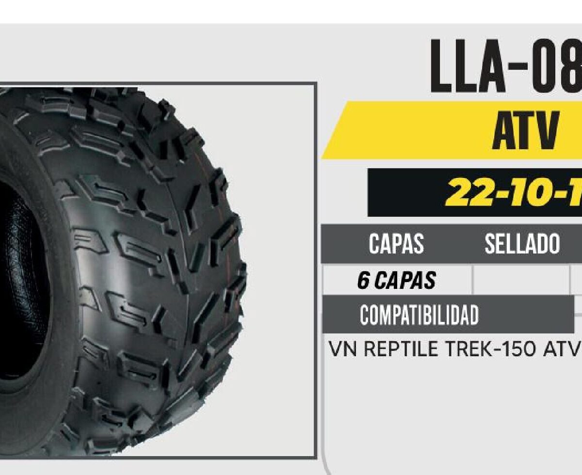 22/10-10 TRASERA PARA CUATRIMOTO 4PR P3127