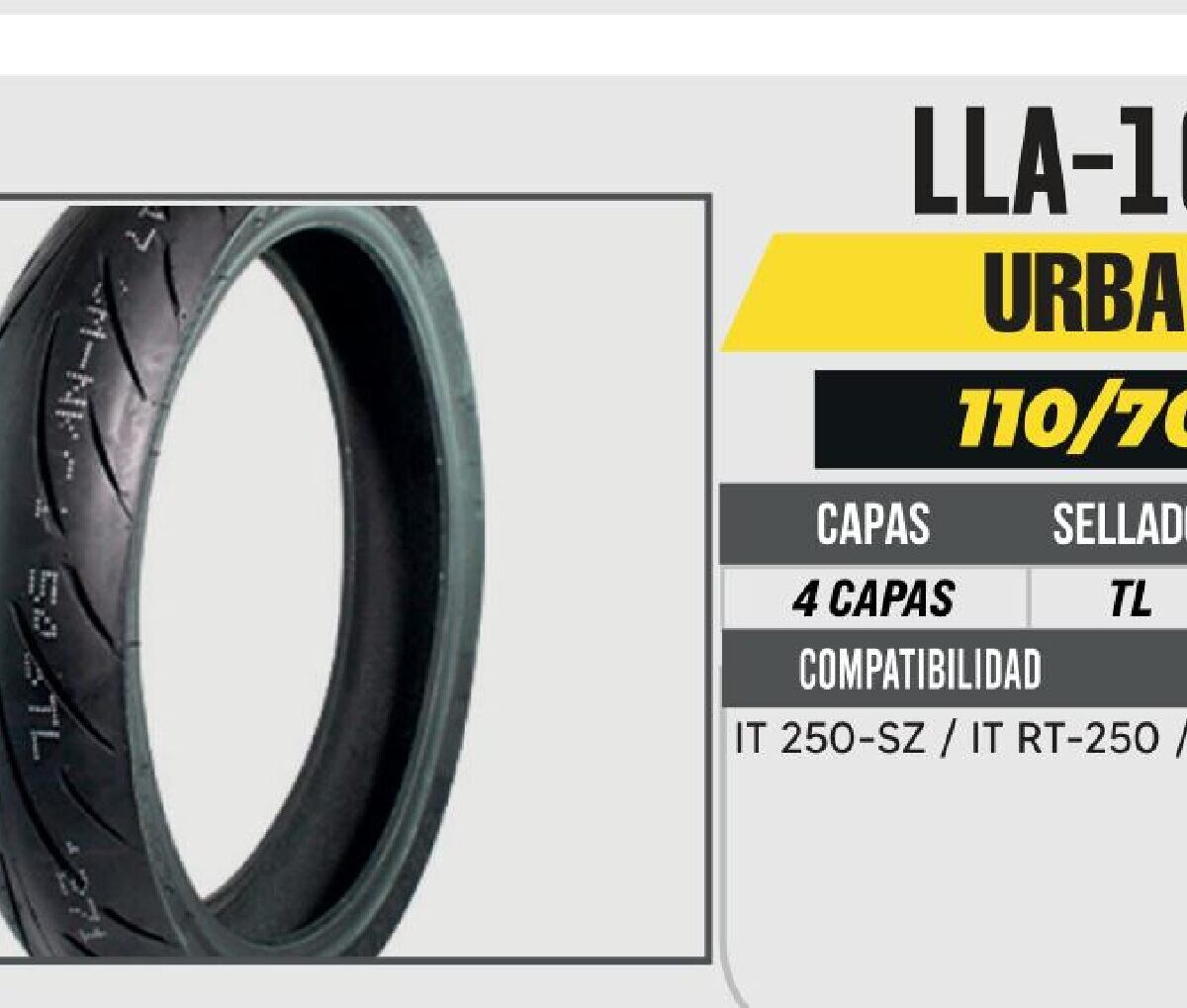 110/70-17 CST 4 CAPAS NK01 54S CALLE NO USA CAMARA (TL) DELANTERA